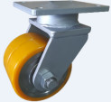 7.5 Inches Swivel Radius Plate Mounting Caster With Double Ball Bearing
