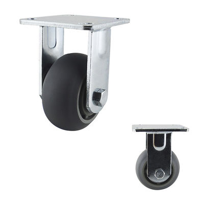 Rigid 440LBS 4 Inch Rubber Swivel Caster Wheels Silent Floor Protecting