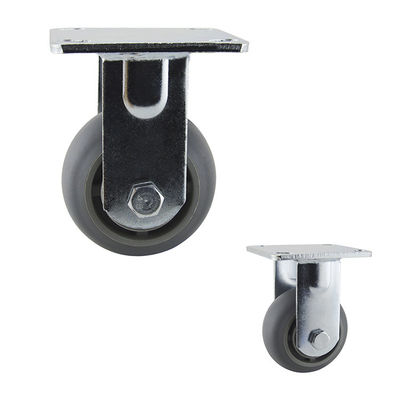 Rigid 440LBS 4 Inch Rubber Swivel Caster Wheels Silent Floor Protecting