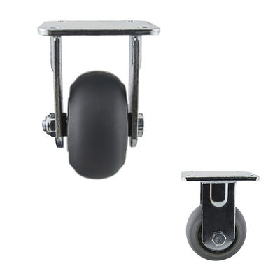Rigid 440LBS 4 Inch Rubber Swivel Caster Wheels Silent Floor Protecting