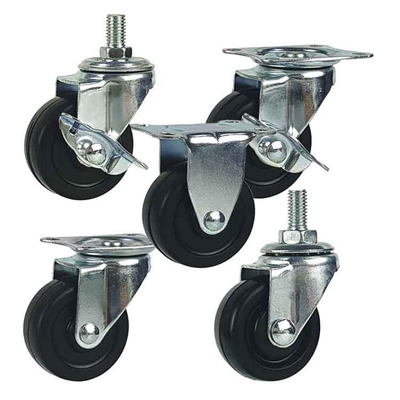 2 Inch 66LBS Swivel Plate Caster Wheels light duty