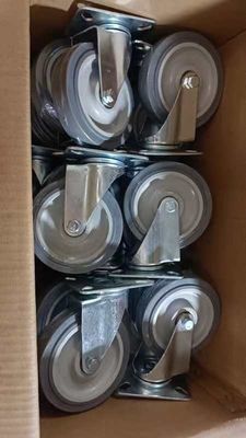 Plate Mounting Type European Casters for and 19-24mm Wheel Width in European Market