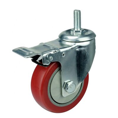 1000 Lbs Load Capacity 3 Ton Heavy Duty PU Caster Wheel Smooth Tread Designed for Heavy Industrial and Equipment Mobility