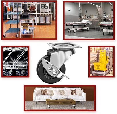 Les roulettes à noyau solide conçues pour la compatibilité avec les meubles, offrant des performances durables et une maniabilité facile