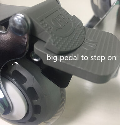 5 pouces de hauteur globale roulettes de polyuréthane de qualité industrielle roues de capacité de charge lourde pour chariots Machines et équipements