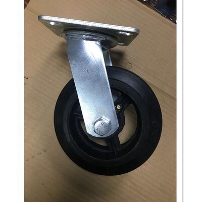 Roulettes en caoutchouc non marquantes, élastiques, de type orange souple, à roulement à rouleaux, idéales pour les applications industrielles, durables et performantes