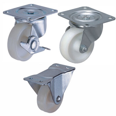 Capacité de chargement de 100 lb Casters en nylon de type American Caster Convient pour les palettes manuelles et les applications industrielles Durable