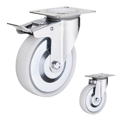 3inch 110lbs chargeant les roulettes industrielles avec les caches anti-poussière