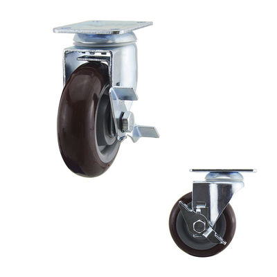 OEM 232lbs Locking Medium Duty Casters For Transport Trolley