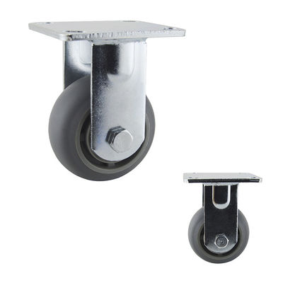 Rigid 440LBS 4 Inch Rubber Swivel Caster Wheels Silent Floor Protecting