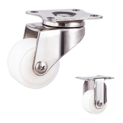 2 Inch Rustproof 110LBS Capacity Double Locking Swivel Plate  Stainless Steel Casters