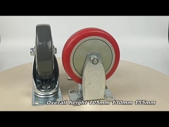 PVC wheel medium duty casters show